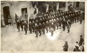 Fascio giovanile di combattimento di Gardone V.T. il giorno 21/4/1936